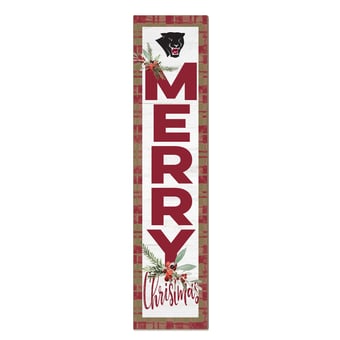 Florida Tech Panthers 12'' x 48'' Outdoor Merry Christmas Leaner