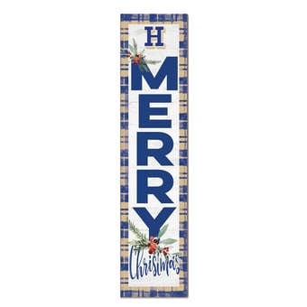 Hamilton Continentals 12'' x 48'' Outdoor Merry Christmas Leaner