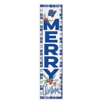 Grand Valley State Lakers 12'' x 48'' Outdoor Merry Christmas Leaner