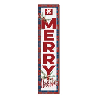 Hanover Panthers 12'' x 48'' Outdoor Merry Christmas Leaner