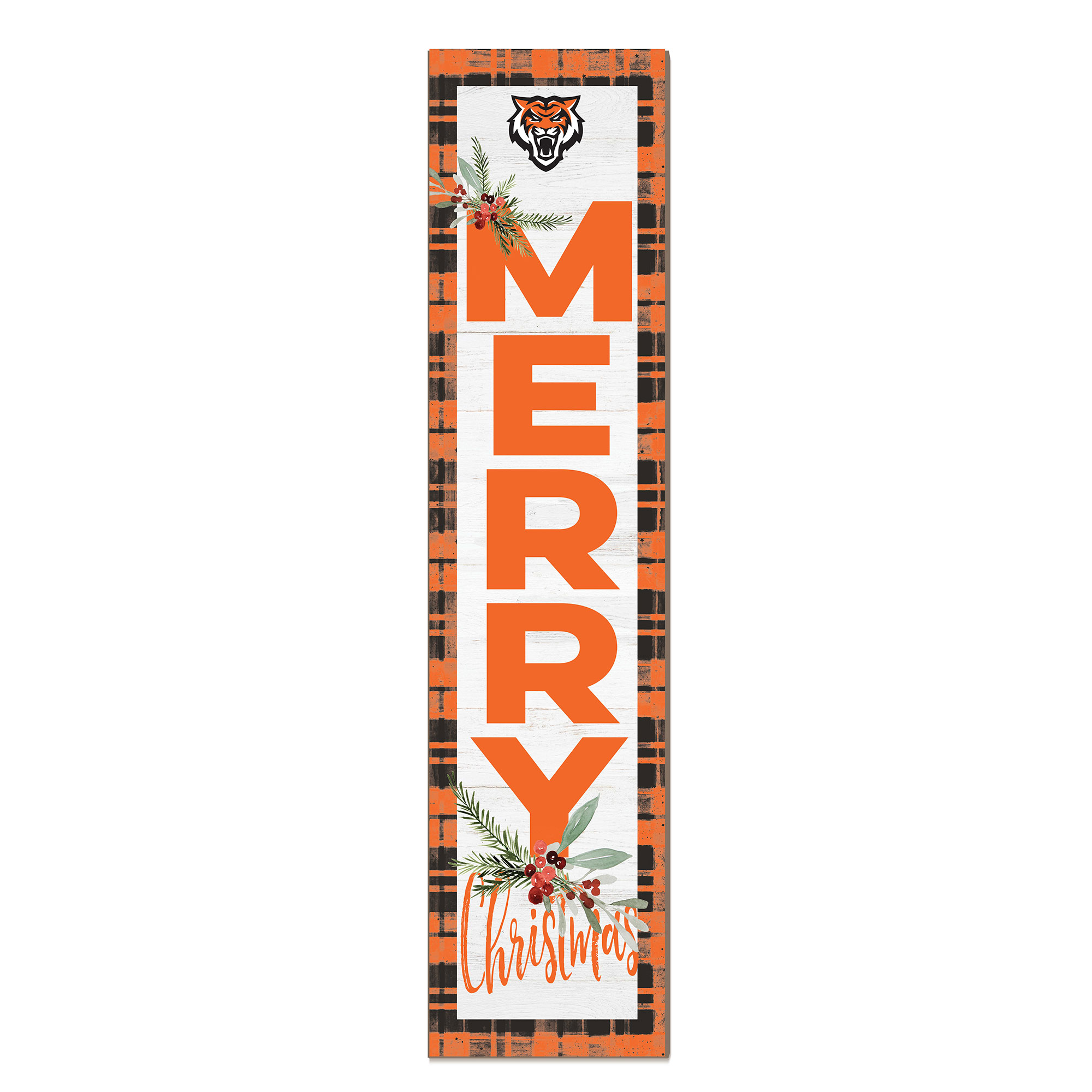 Idaho State Bengals 12'' x 48'' Outdoor Merry Christmas Leaner