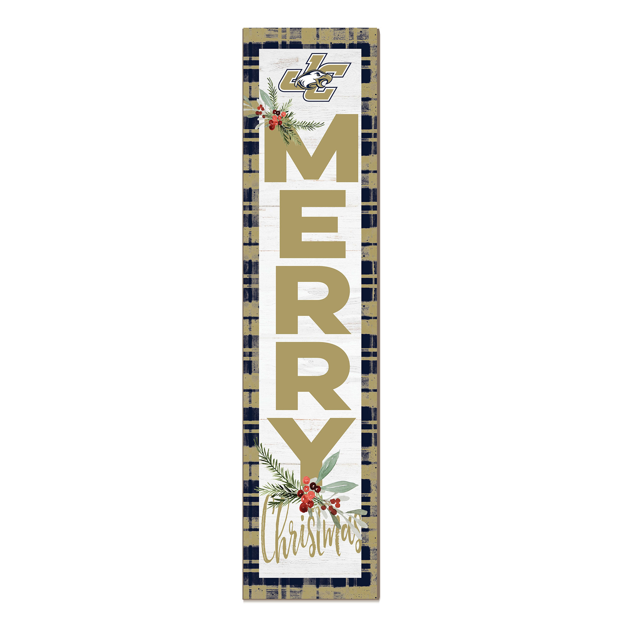 Juniata Eagles 12'' x 48'' Outdoor Merry Christmas Leaner