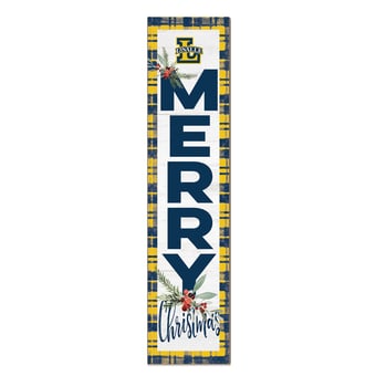 La Salle Explorers 12'' x 48'' Outdoor Merry Christmas Leaner