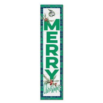 Lesley Lynx 12'' x 48'' Outdoor Merry Christmas Leaner