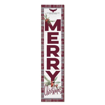 Maryland Eastern Shore Hawks 12'' x 48'' Outdoor Merry Christmas Leaner