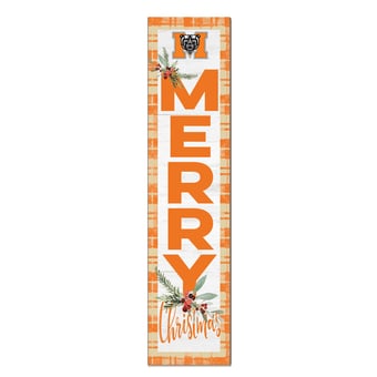 Mercer Bears 12'' x 48'' Outdoor Merry Christmas Leaner