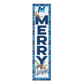 Mid Michigan College 12'' x 48'' Outdoor Merry Christmas Leaner