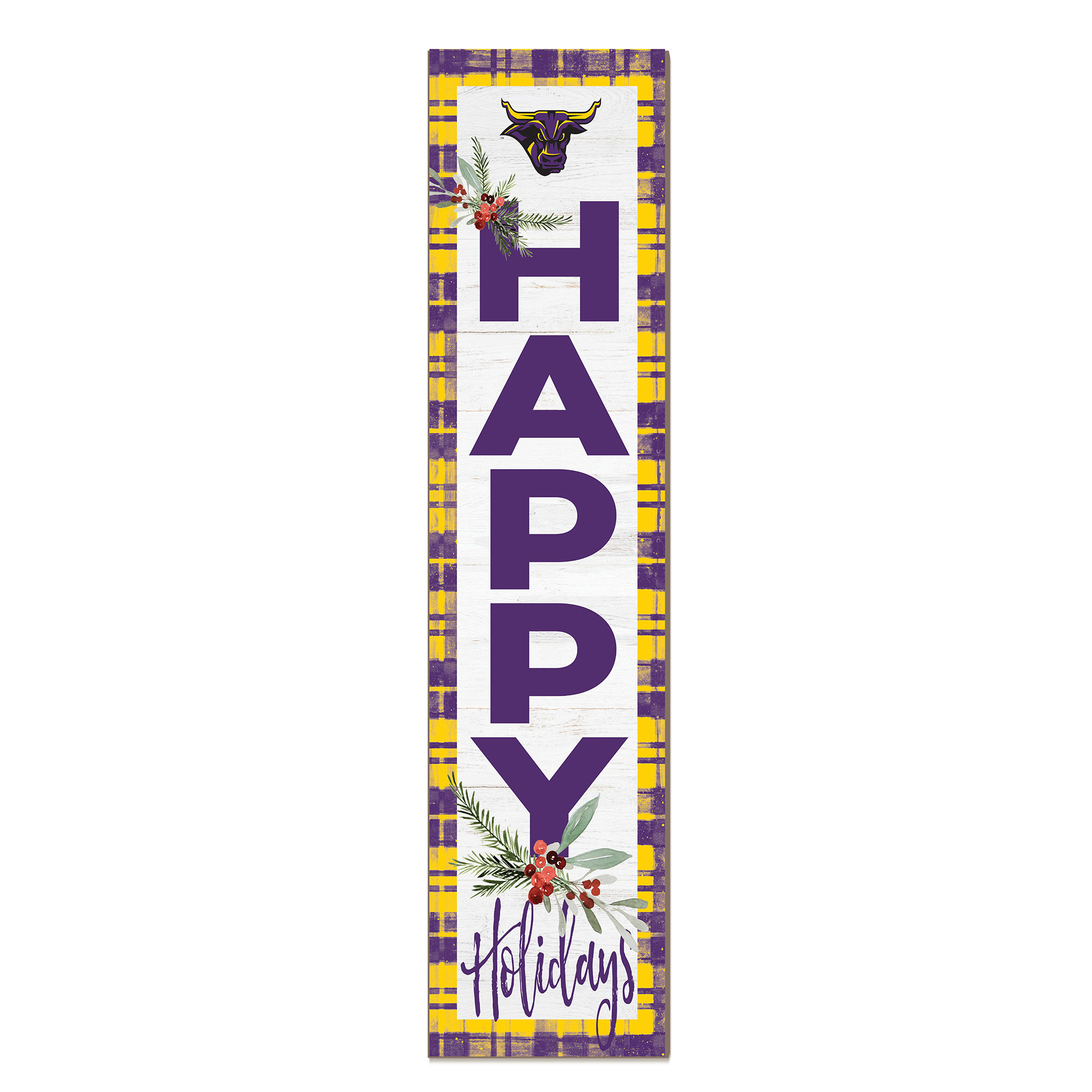 Minnesota State Mavericks 12'' x 48'' Outdoor Merry Christmas Leaner