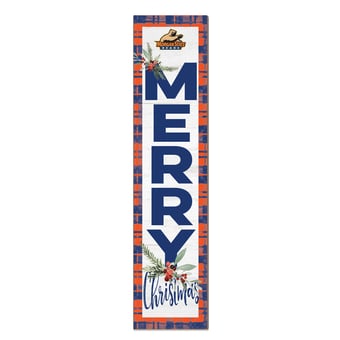 Morgan State Bears 12'' x 48'' Outdoor Merry Christmas Leaner