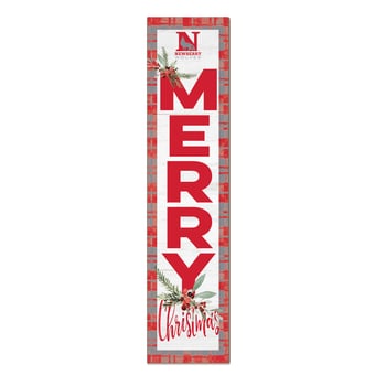 Newberry College Wolves 12'' x 48'' Outdoor Merry Christmas Leaner