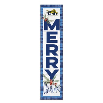 Pace University Setters 12'' x 48'' Outdoor Merry Christmas Leaner