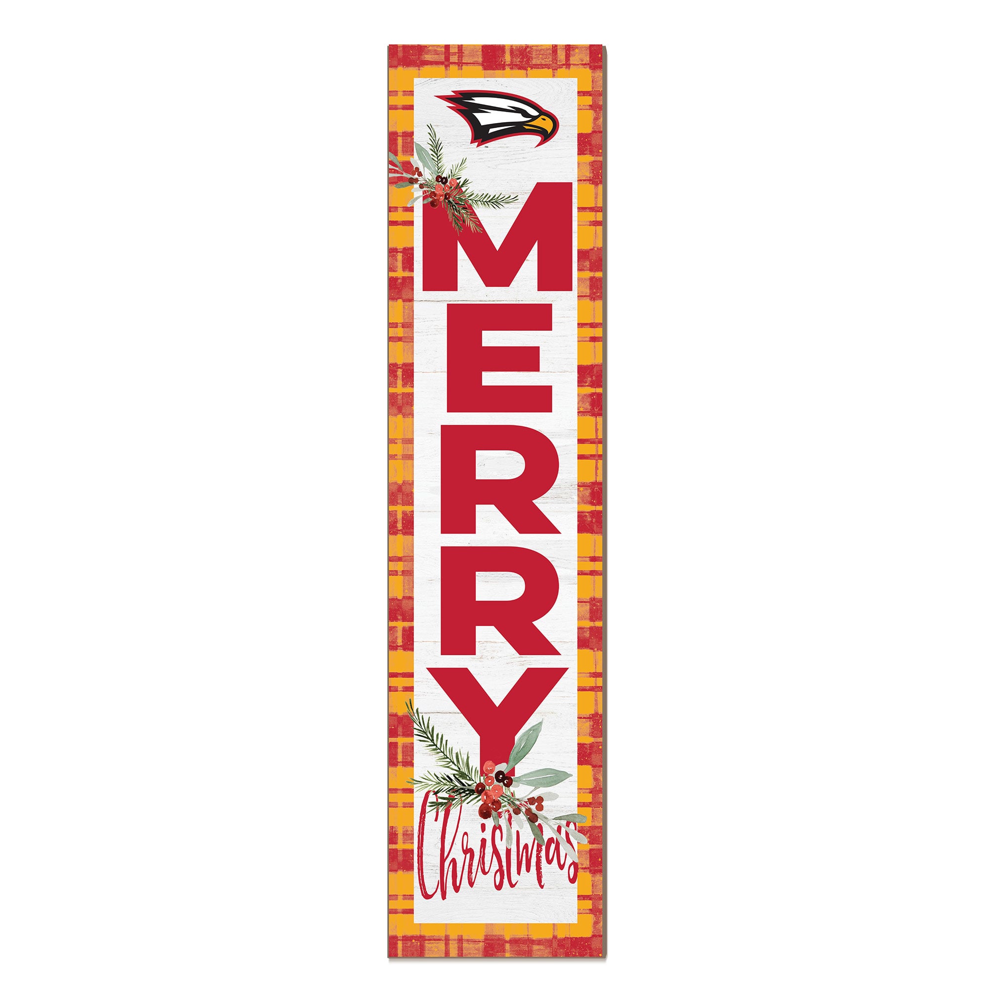 Polk State College Eagles 12'' x 48'' Outdoor Merry Christmas Leaner
