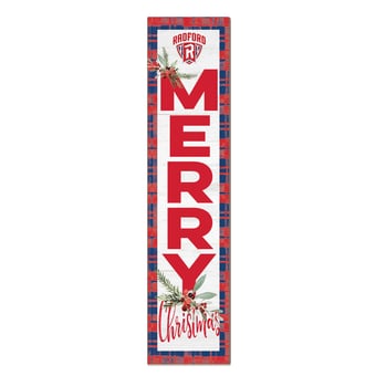 Radford Highlanders 12'' x 48'' Outdoor Merry Christmas Leaner
