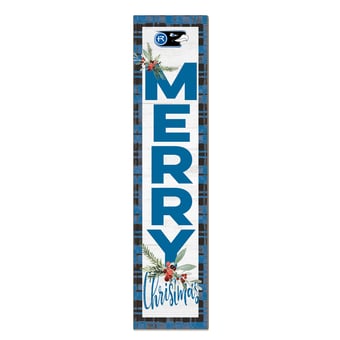 Rockhurst Hawks 12'' x 48'' Outdoor Merry Christmas Leaner