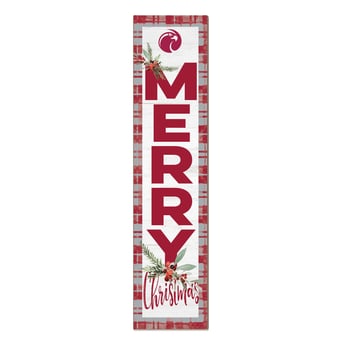 Seattle Pacific Falcons 12'' x 48'' Outdoor Merry Christmas Leaner