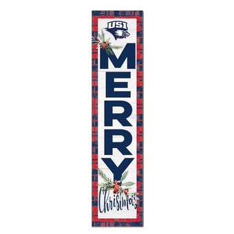 Southern Indiana Screaming Eagles 12'' x 48'' Outdoor Merry Christmas Leaner
