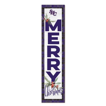 Spring Hill Badgers 12'' x 48'' Outdoor Merry Christmas Leaner