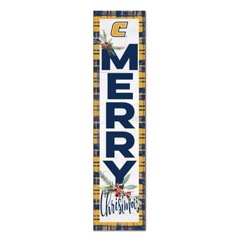 Tennessee Chattanooga Mocs 12'' x 48'' Outdoor Merry Christmas Leaner