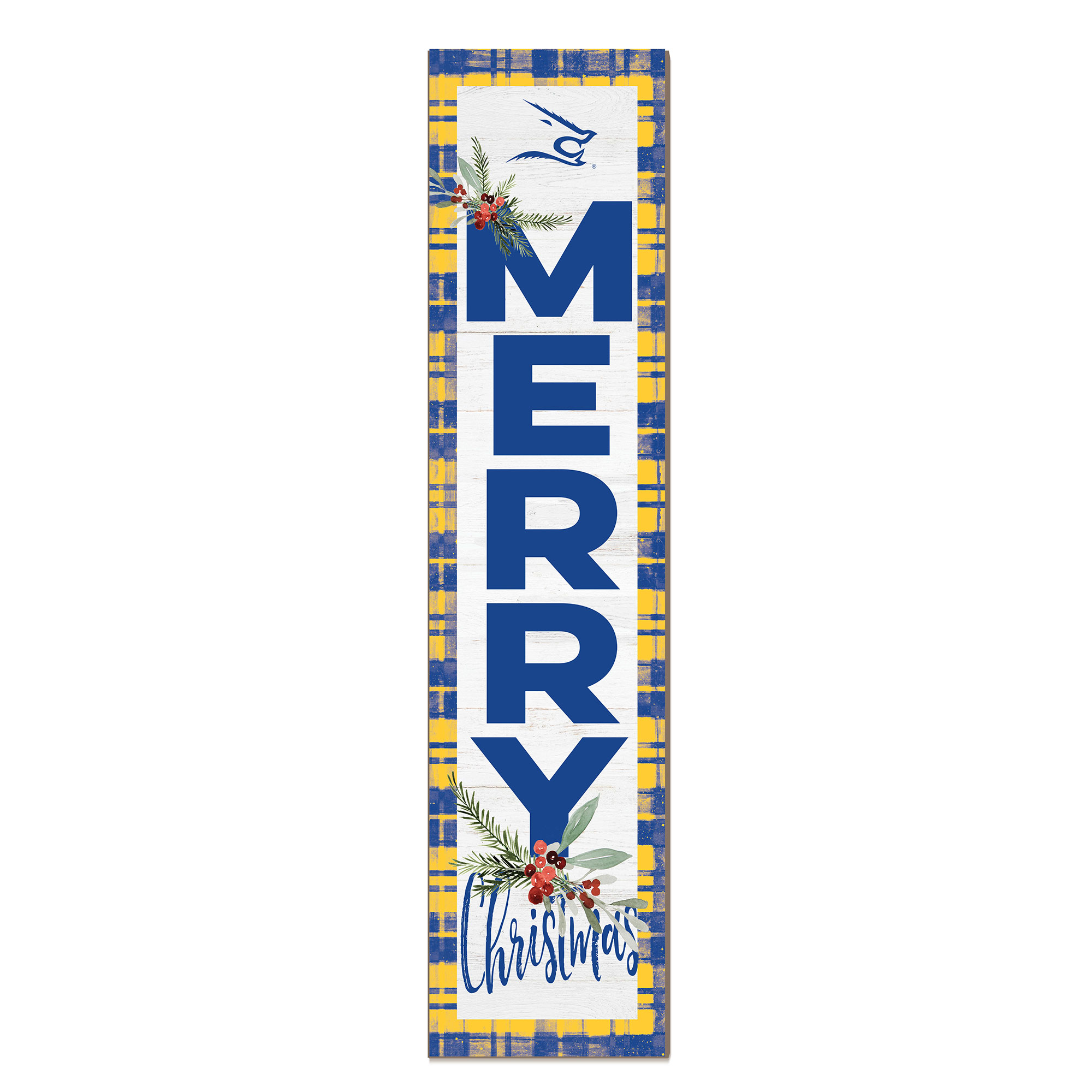 Texas A&M Kingsville Javelinas 12'' x 48'' Outdoor Merry Christmas Leaner