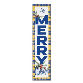 Texas A&M Kingsville Javelinas 12'' x 48'' Outdoor Merry Christmas Leaner