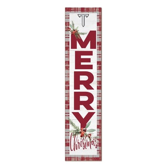 Troy University Trojans 12'' x 48'' Outdoor Merry Christmas Leaner