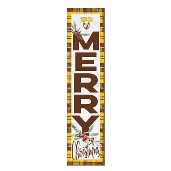 Valparaiso University 12'' x 48'' Outdoor Merry Christmas Leaner