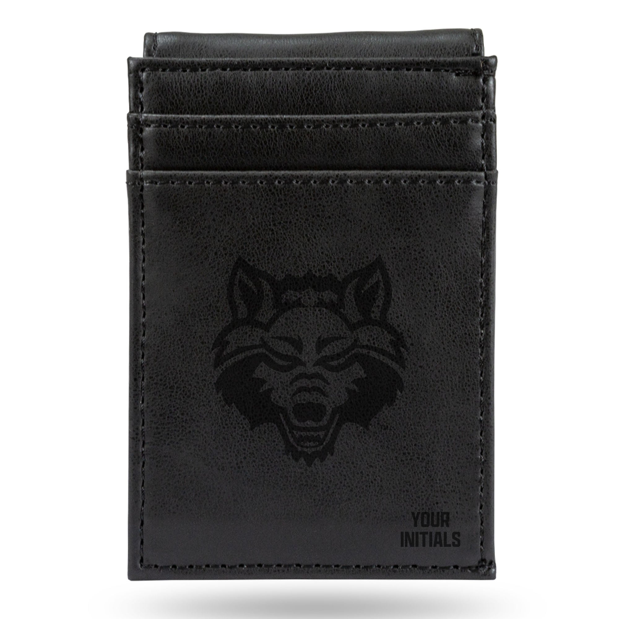 Arkansas State Red Wolves Personalized Front Pocket Wallet