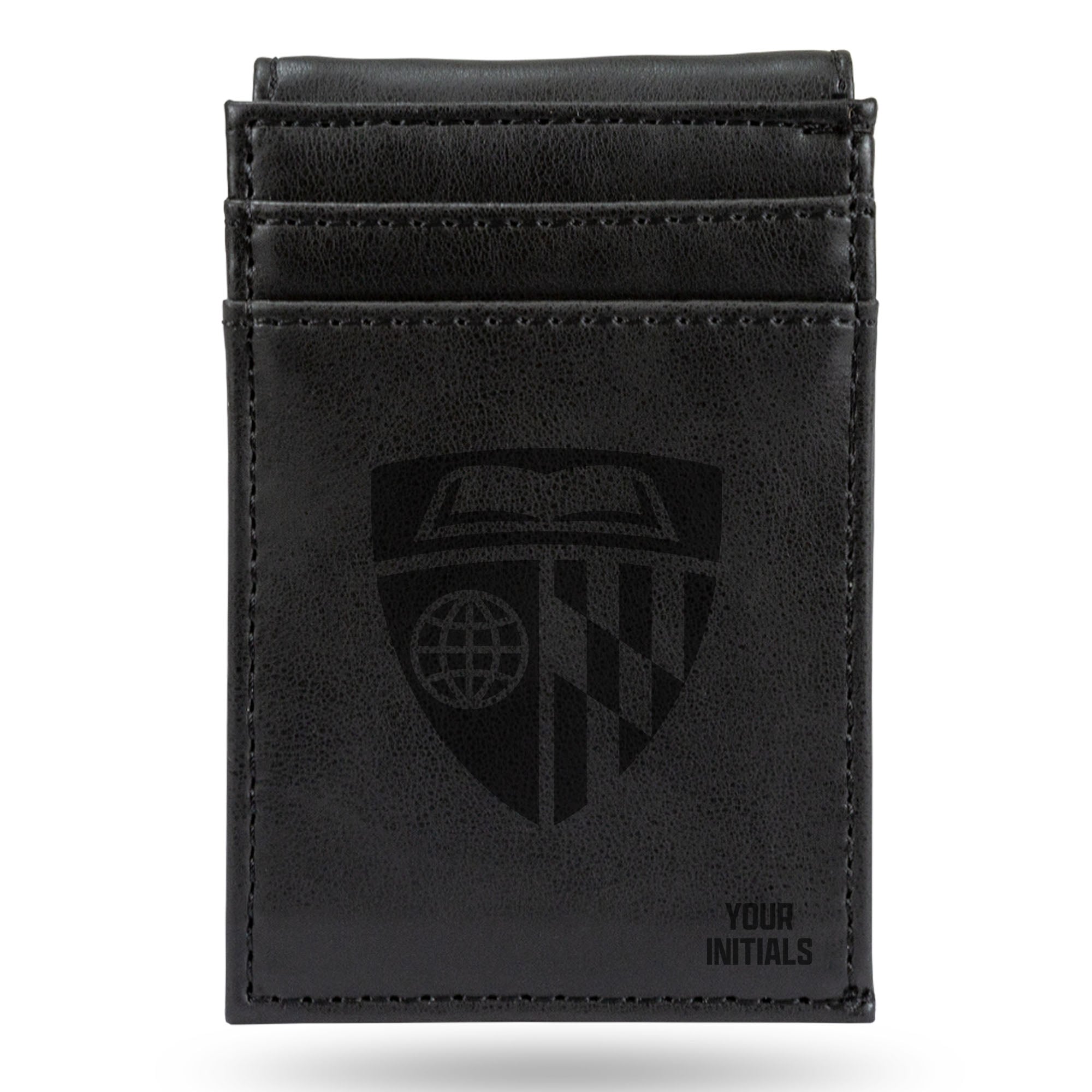 Johns Hopkins Blue Jays Personalized Front Pocket Wallet