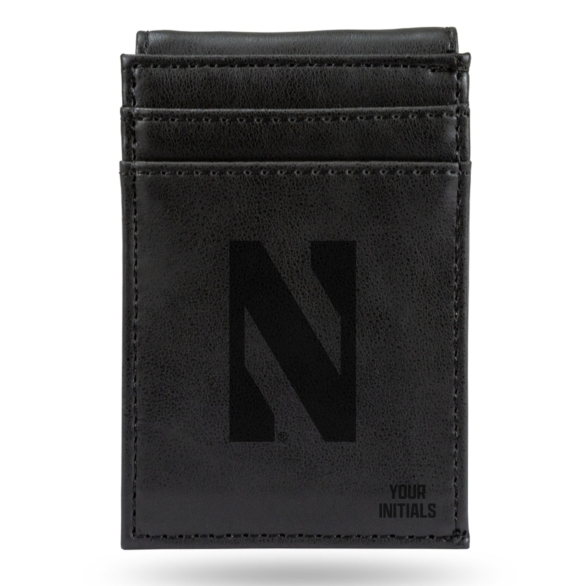Northwestern Wildcats Personalized Front Pocket Wallet