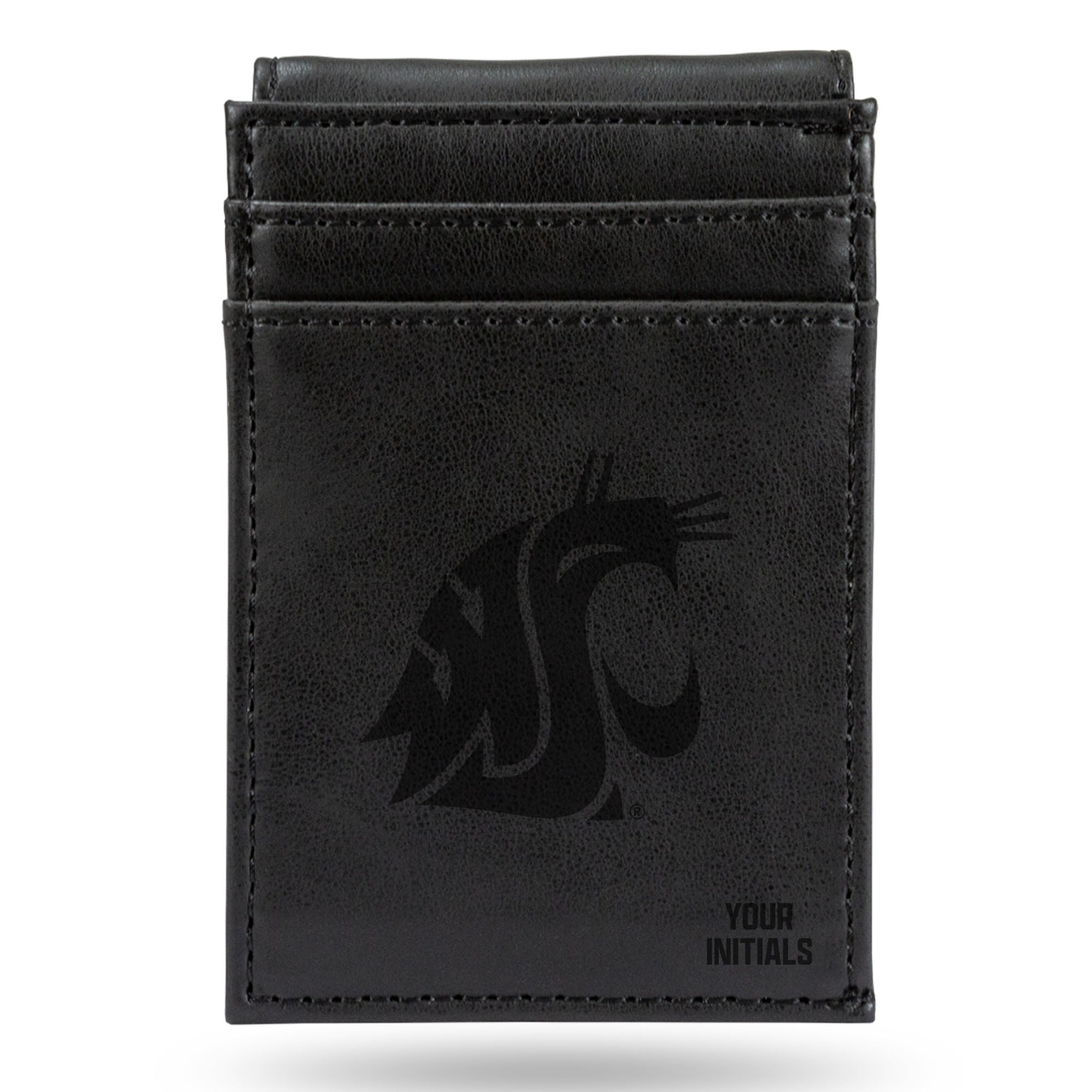 Washington State Cougars Personalized Front Pocket Wallet