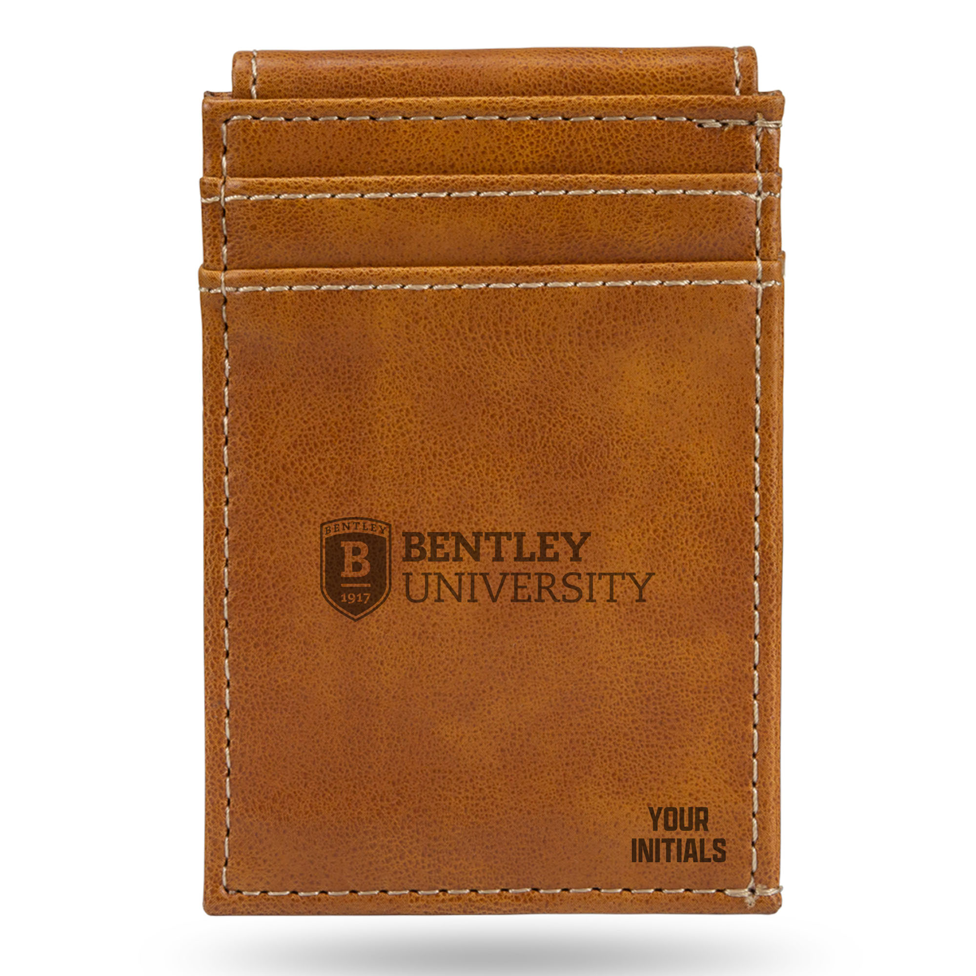 Jardine Brown Bentley Falcons Personalized Front Pocket Wallet