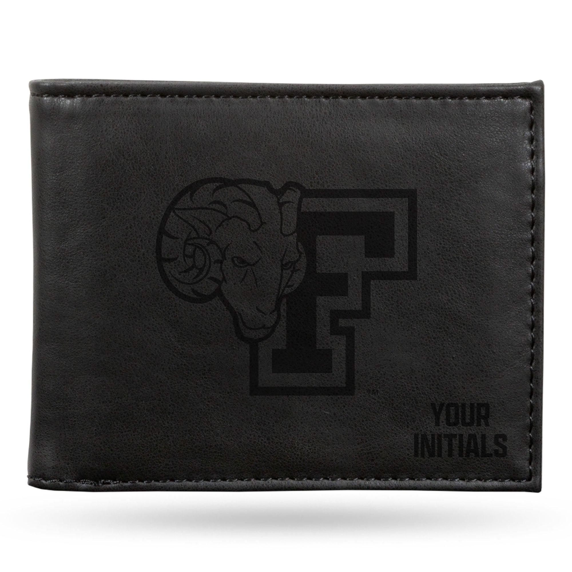 Black Fordham Rams Personalized Billfold Wallet