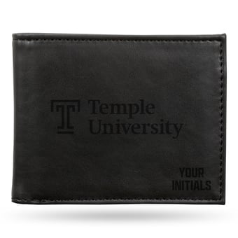 Temple Owls Personalized Billfold Wallet