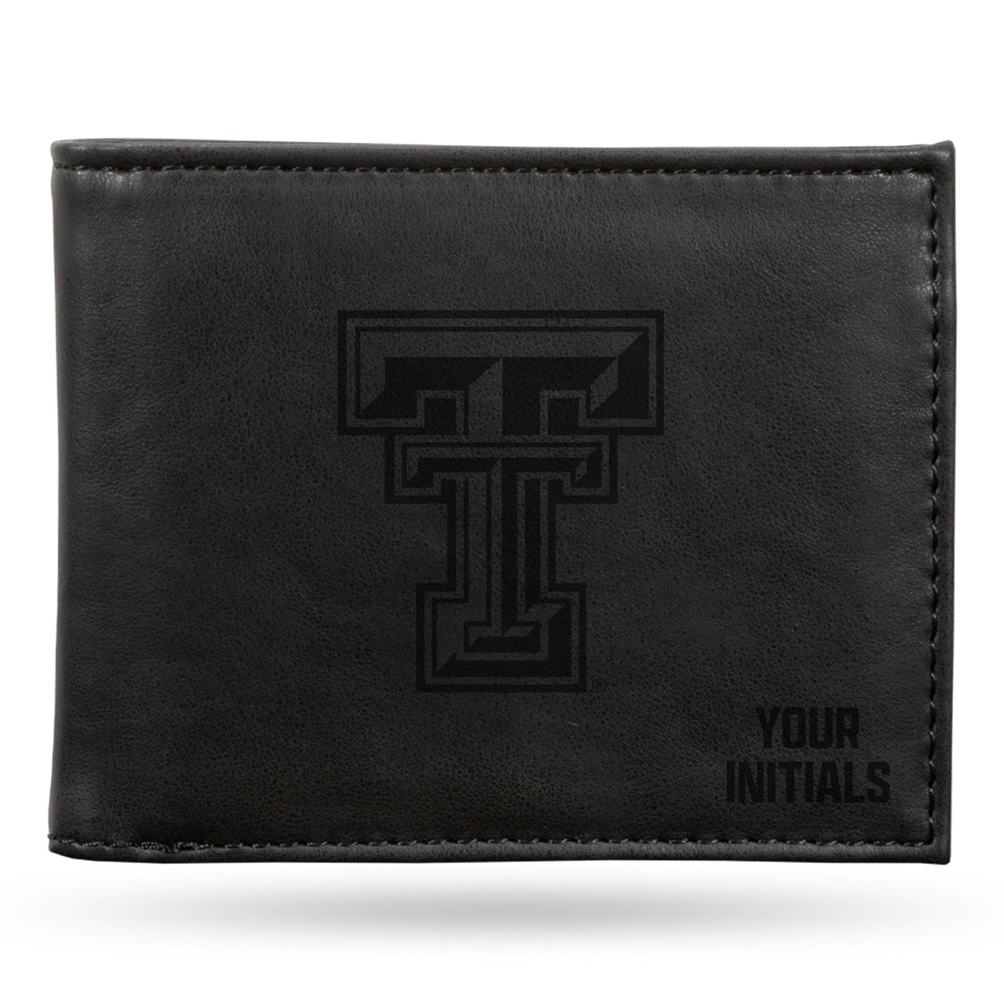 Black Texas Tech Red Raiders Personalized Billfold Wallet