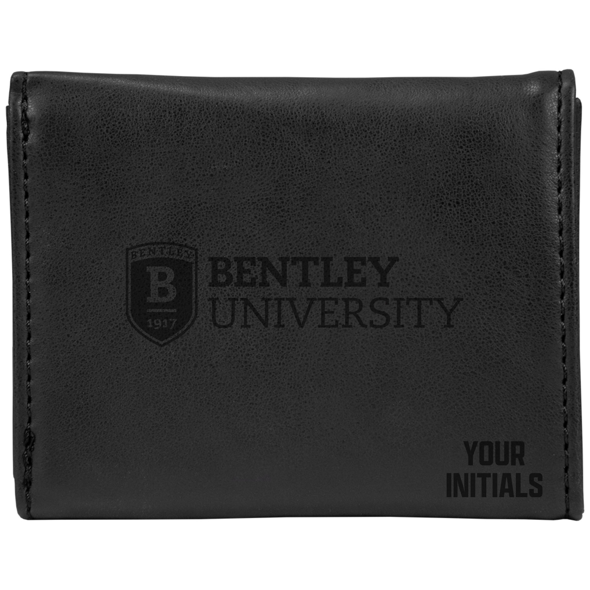 Black Bentley Falcons Personalized Trifold Wallet