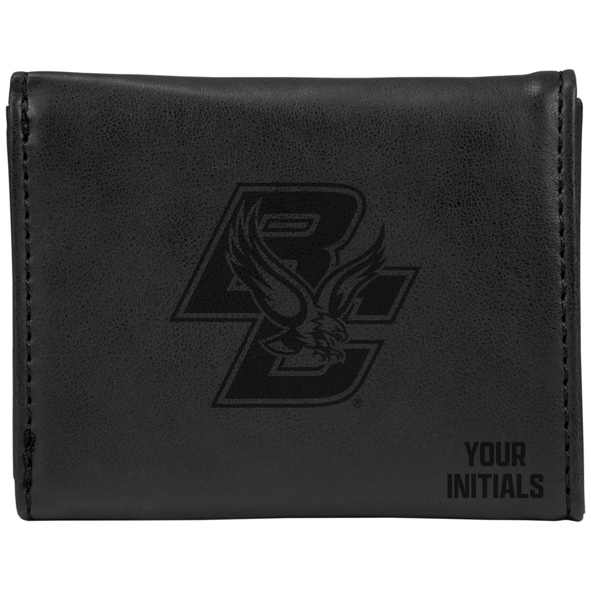 Boston College Eagles Personalized Trifold Wallet