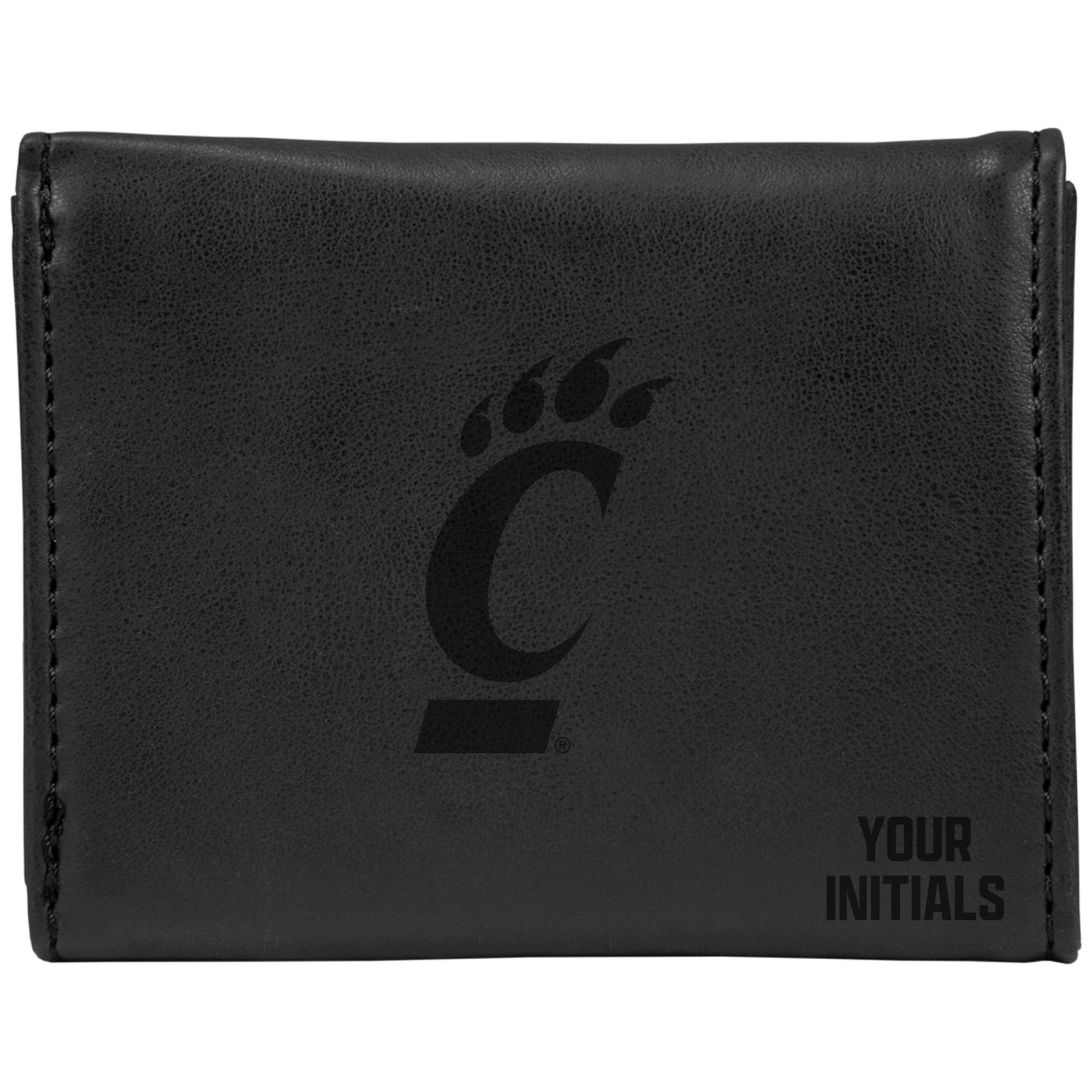 Cincinnati Bearcats Personalized Trifold Wallet