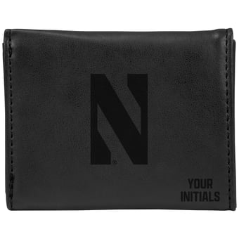 Northwestern Wildcats Personalized Trifold Wallet