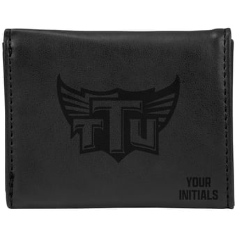 Black Tennessee Tech Golden Eagles Personalized Trifold Wallet