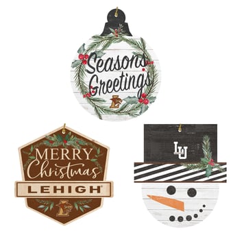 Lehigh Mountain Hawks Ornament Bundle