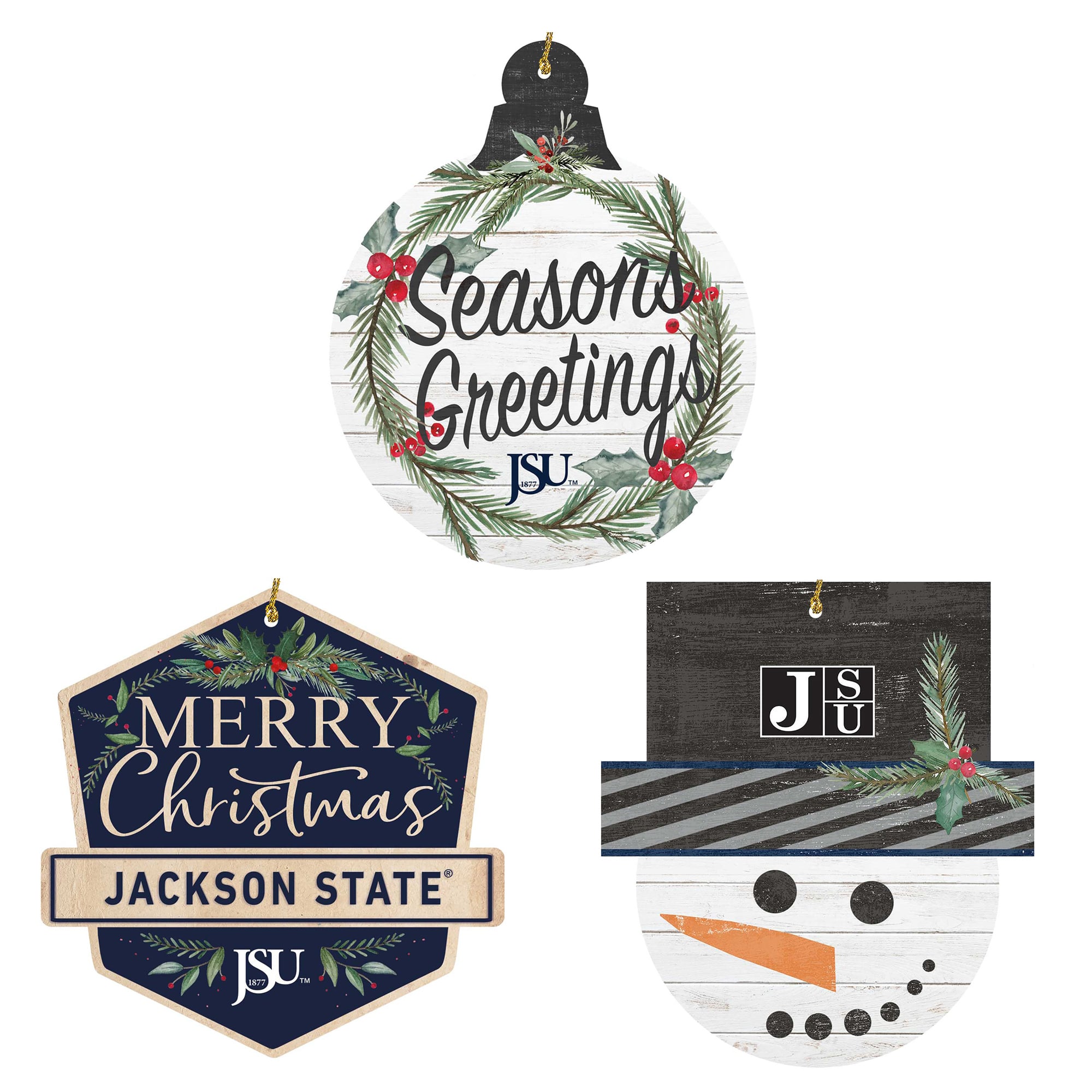 Jackson State Tigers Ornament Bundle