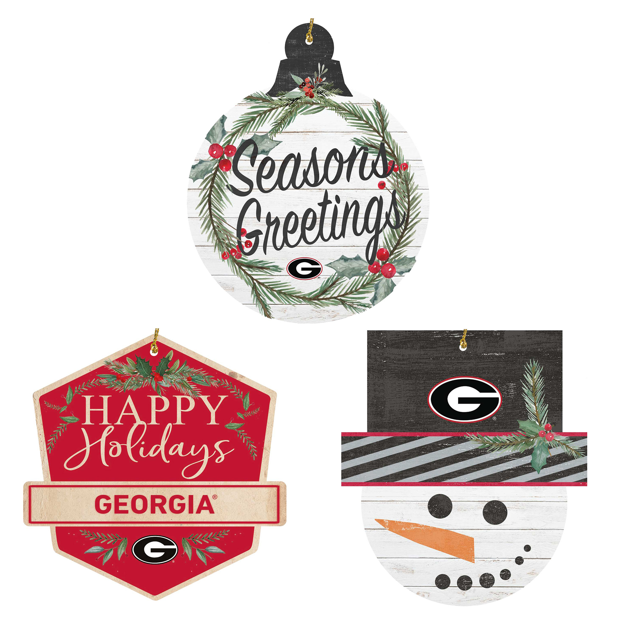 Georgia Bulldogs Ornament Bundle