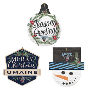 Maine Black Bears Ornament Bundle
