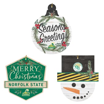 Norfolk State Spartans Ornament Bundle