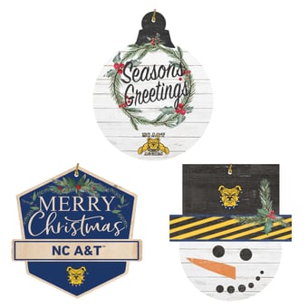 North Carolina A&T Aggies Ornament Bundle