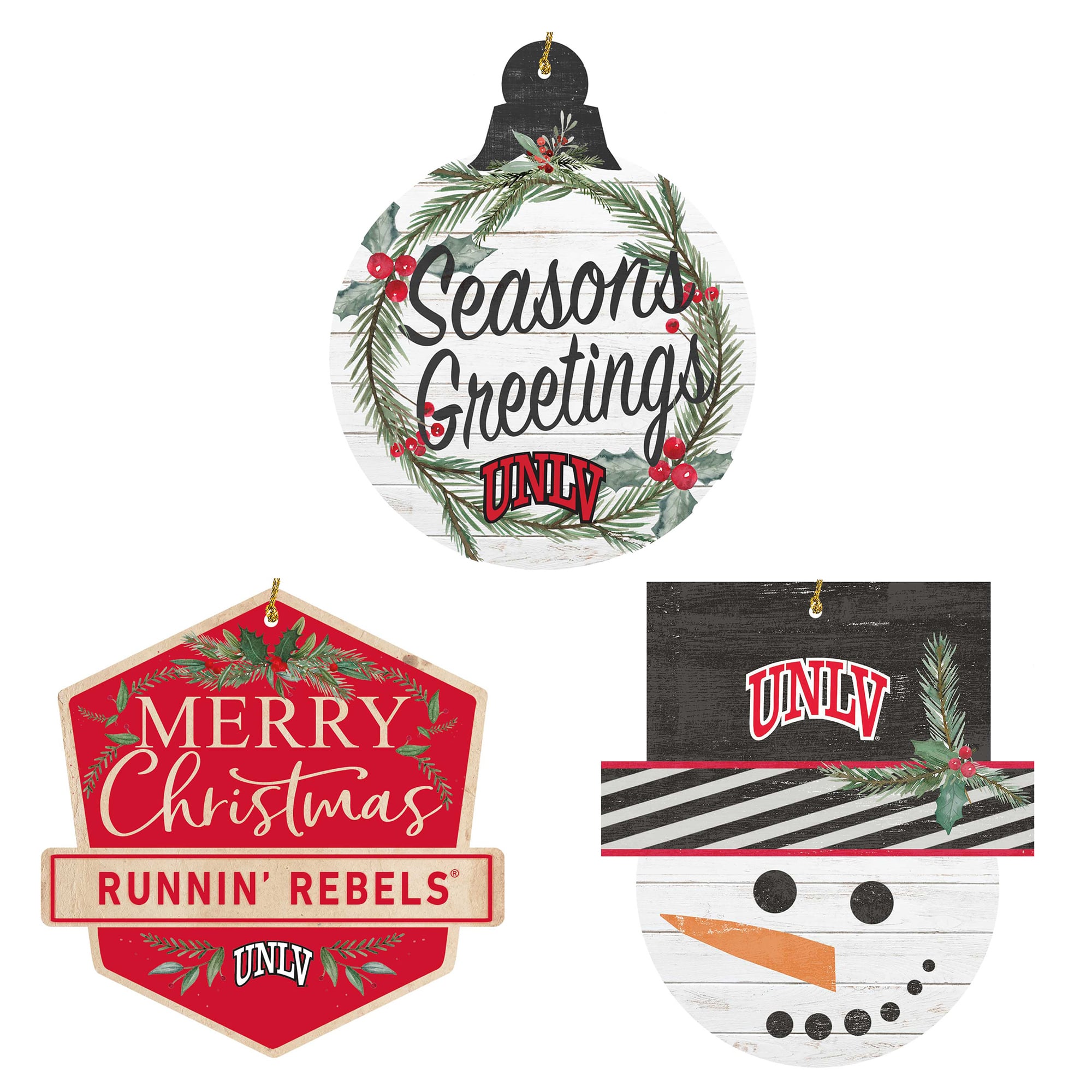 UNLV Rebels Ornament Bundle