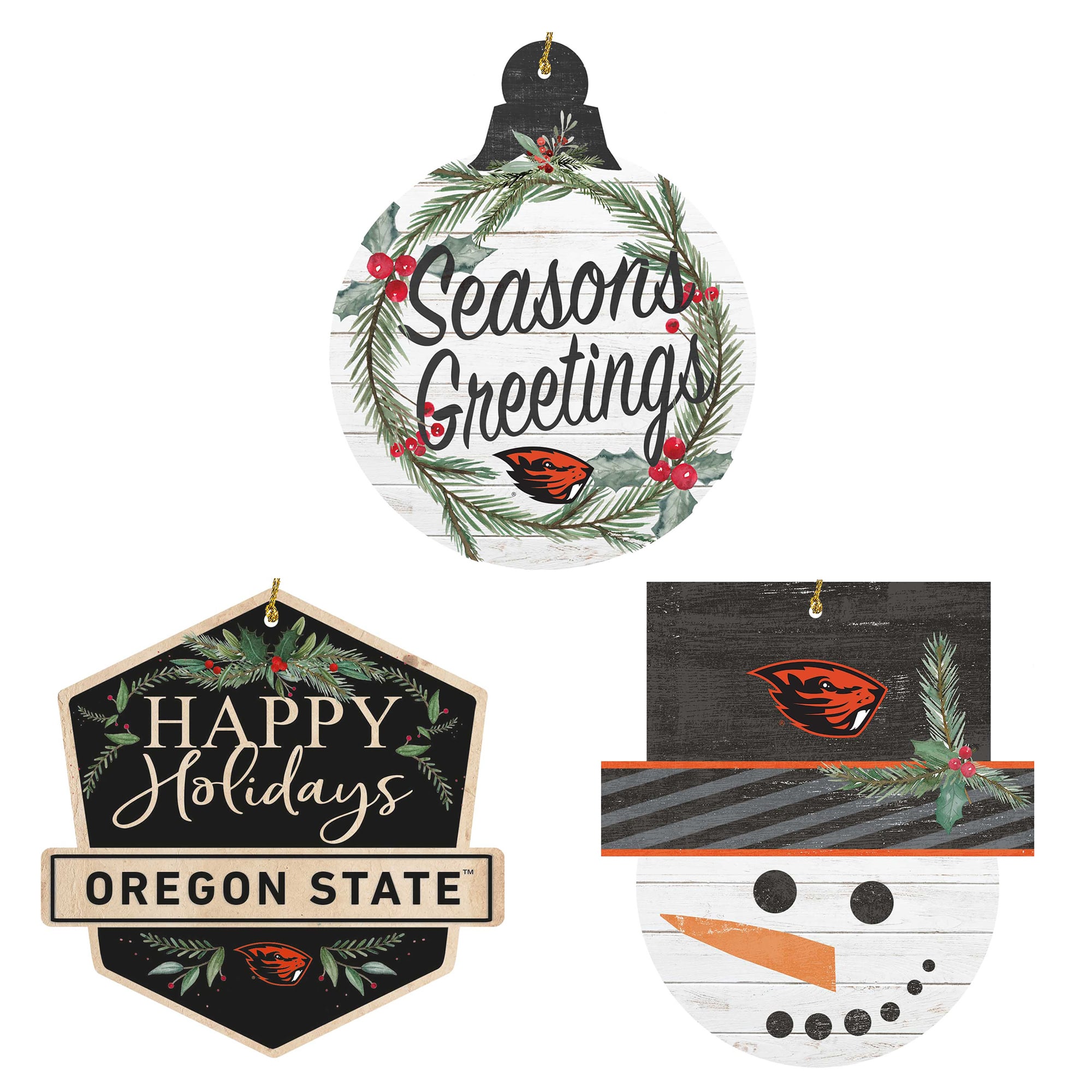 Oregon State Beavers Ornament Bundle