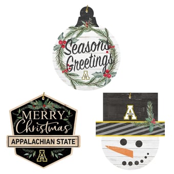 Appalachian State Mountaineers Ornament Bundle