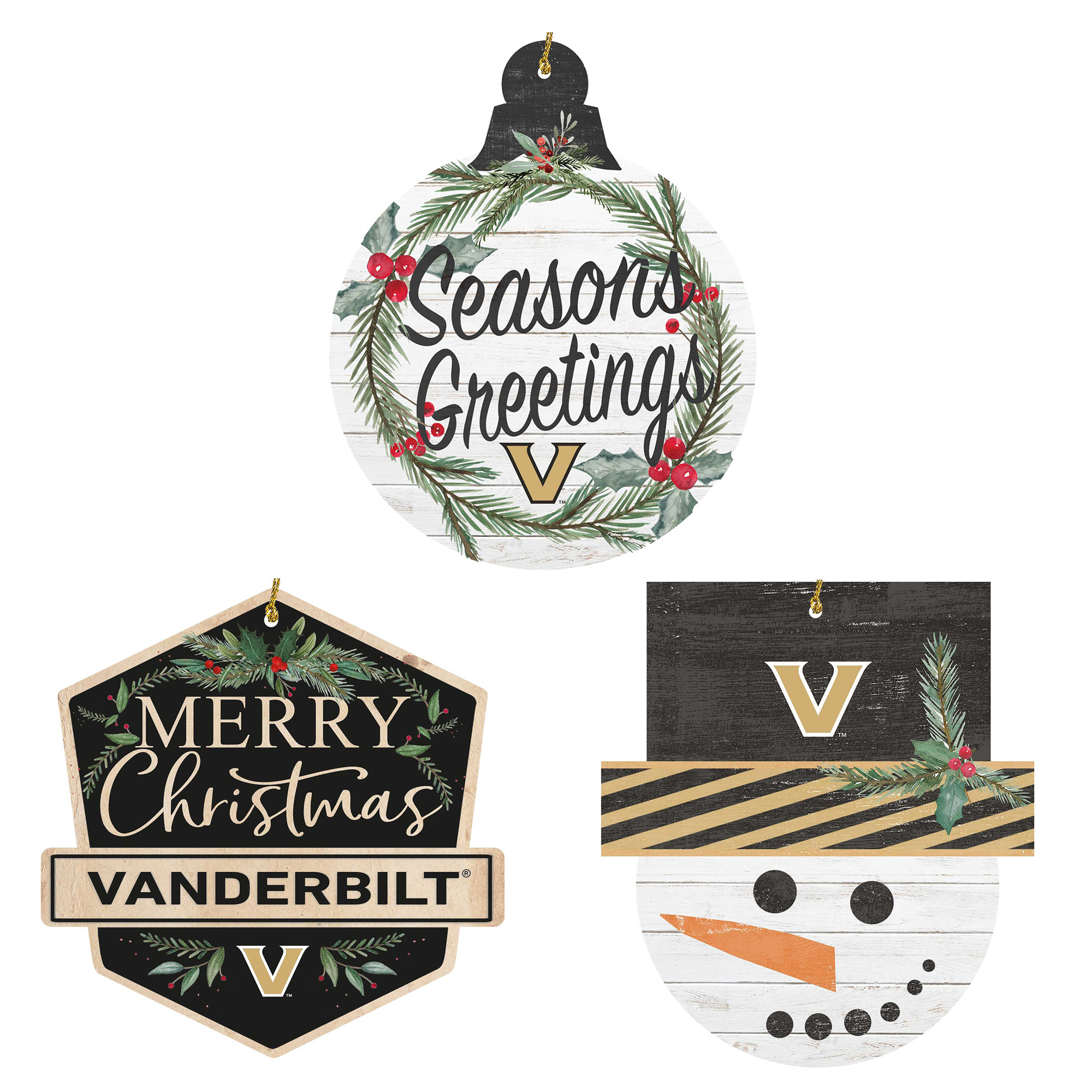 Vanderbilt Commodores Ornament Bundle