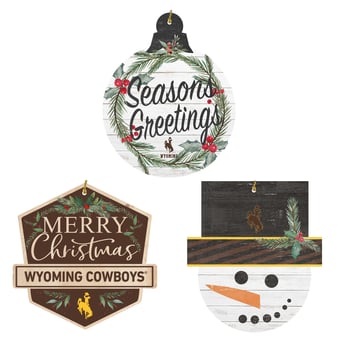 Wyoming Cowboys Ornament Bundle